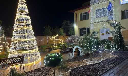 Vineri va fi aprins iluminatul festiv în comuna Bradu!