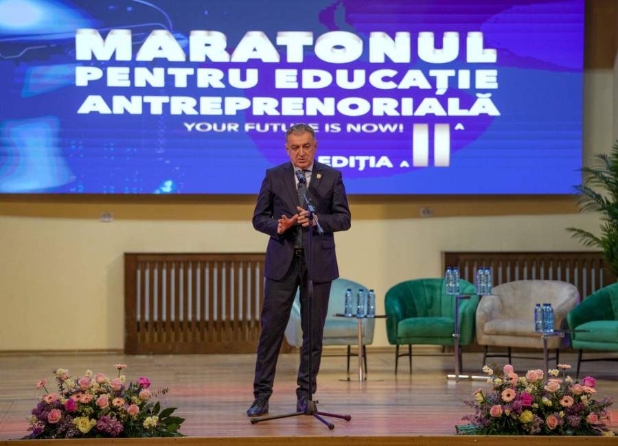 Primarul Gentea a fost prezent la Maratonul pentru Educaţie Antreprenorială