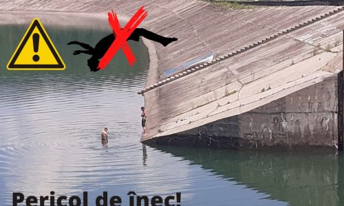 Pericol de înec în lacurile de acumulare și cursurile de apă