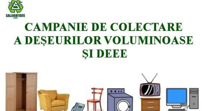 Nu uitați! Săptămâna aceasta are loc campania de colectare GRATUITĂ a deșeurilor voluminoase și DEEE, în Pitești
