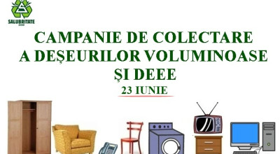 Săptămâna viitoare are loc campania de colectare GRATUITĂ a deșeurilor voluminoase și DEEE, în Pitești!