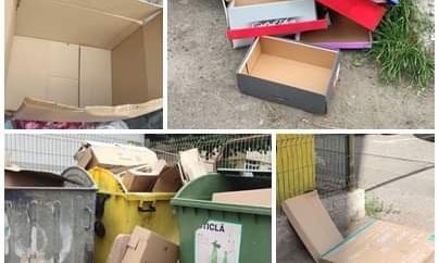 Recomandări pentru depozitarea corectă a deșeurilor din HÂRTIE/CARTON la platformele de colectare!
