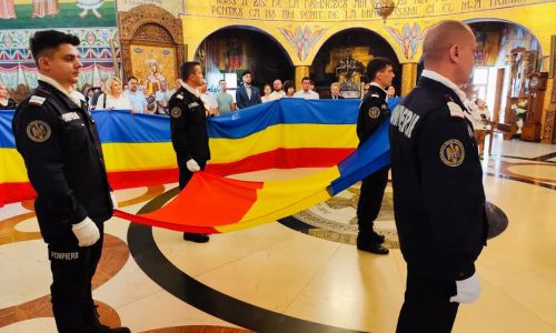 Ziua Drapelului Național, sărbătorită cu respect și solemnitate la Mioveni