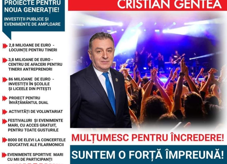 Cristian Gentea, proiecte pentru noua generație!