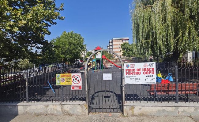 Un loc de joacă din Mioveni este ÎNCHIS temporar!