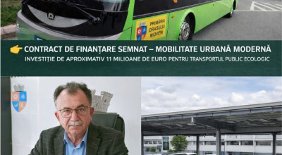 Veste bună pentru locuitorii orașului Mioveni! Investiții importante în transportul public modern și ecologic!